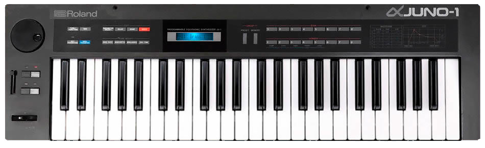 Roland Alpha Juno-1 - The Prodigy equipment