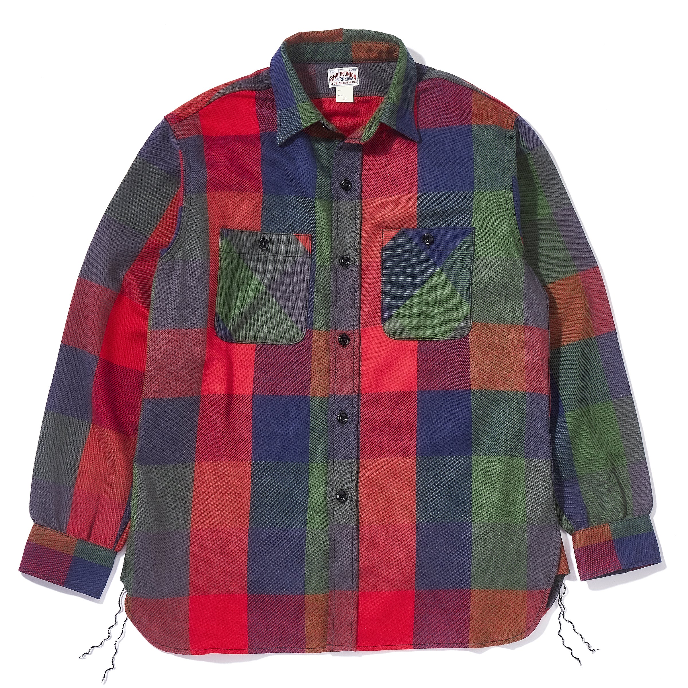 8HU MULTICOLOR CHECK FLANNEL SHIRT – The Real McCoy's