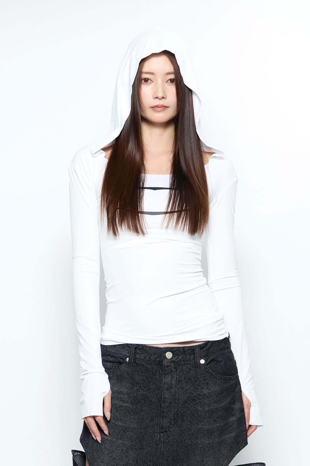 THEREDTHREAD / ザレッドスレッド】S heart fit tops