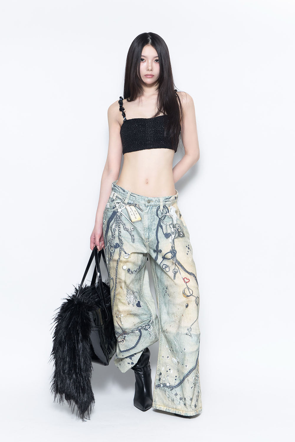 THEREDTHREAD / ザレッドスレッド】S print denim1 toys