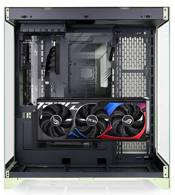 CTE E550 TG Matcha Green Mid Tower Chassis