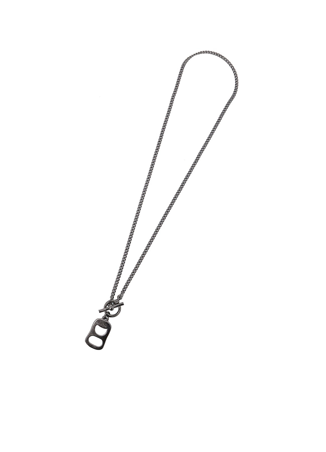 BRASS PULL TAB NECKLACE(FREE SIZE BLACK): Soldes｜THE SHOP YOHJI