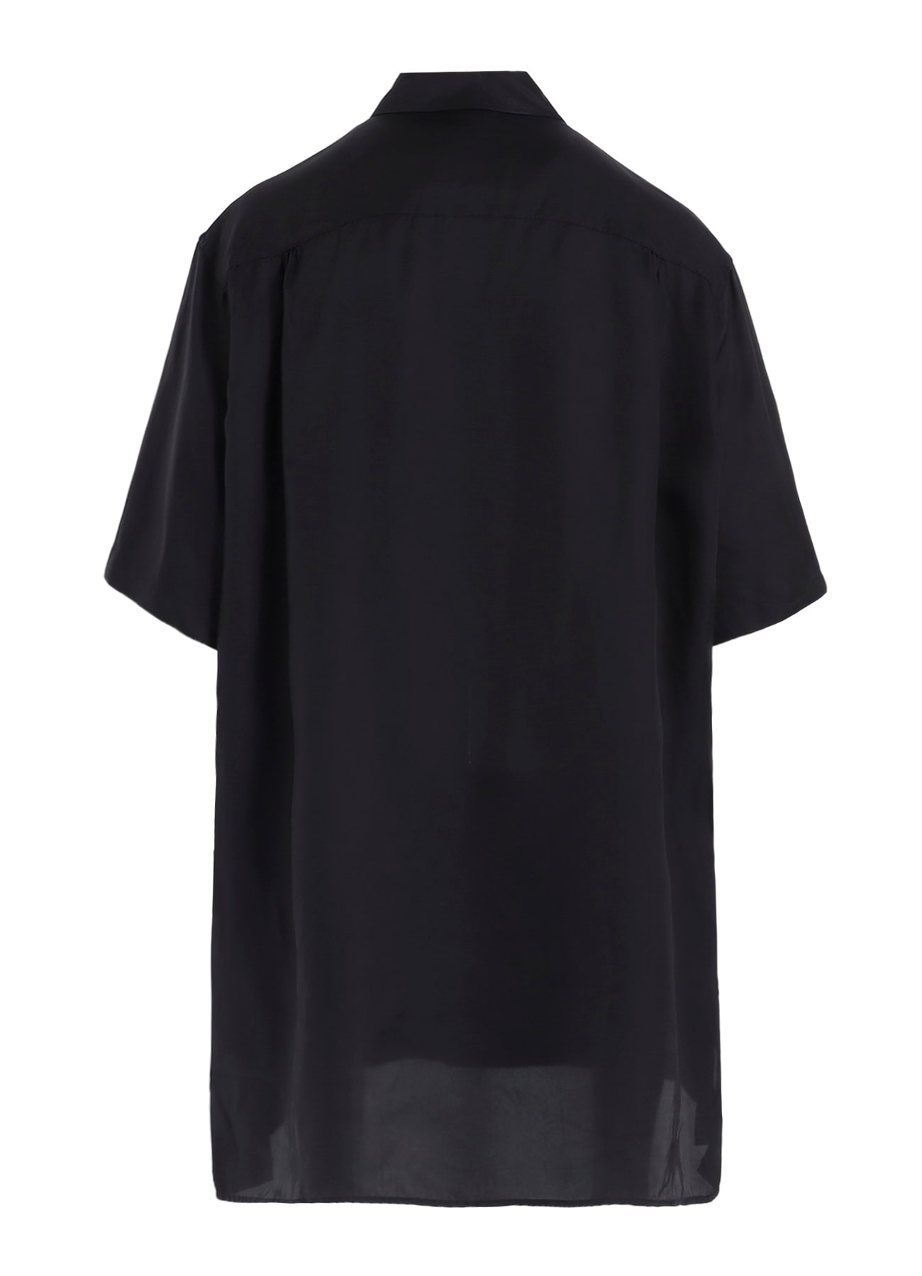 P・CUPRO SHORT SLV MANY BUTTONS SHIRT(S Black): power of the WHITE