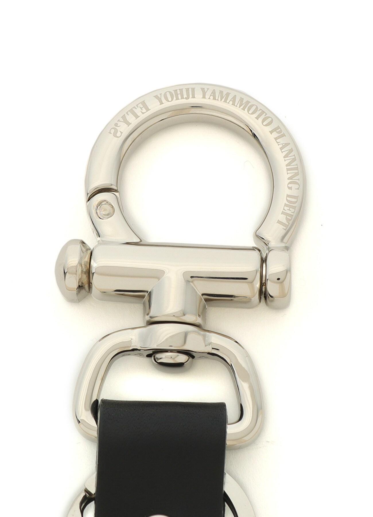 BAR STYLE LEATHER STRAP KEY FLOCK(FREE SIZE Silver): S'YTE｜THE