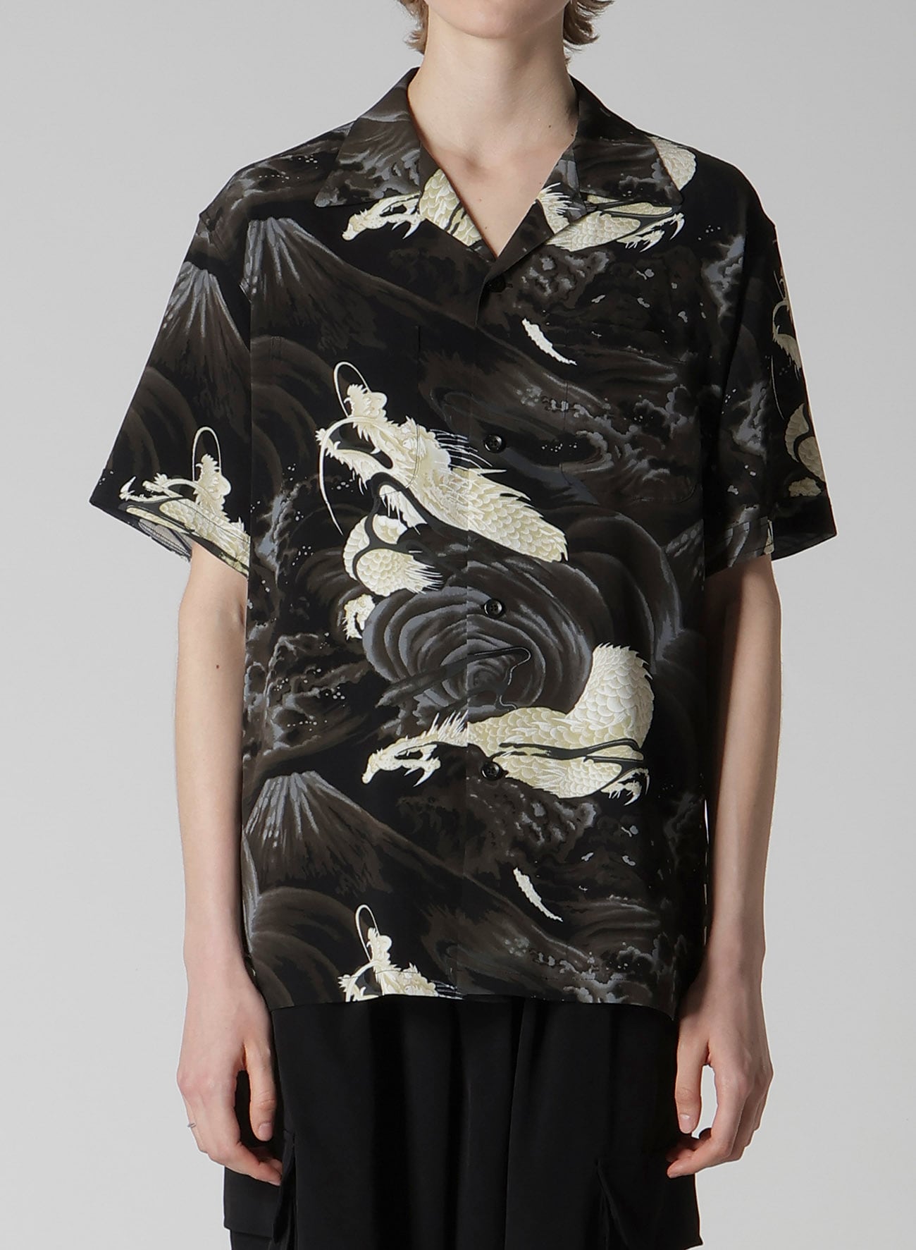 Y's - ALOHA SHIRT(M Black): Y's｜THE SHOP YOHJI YAMAMOTO