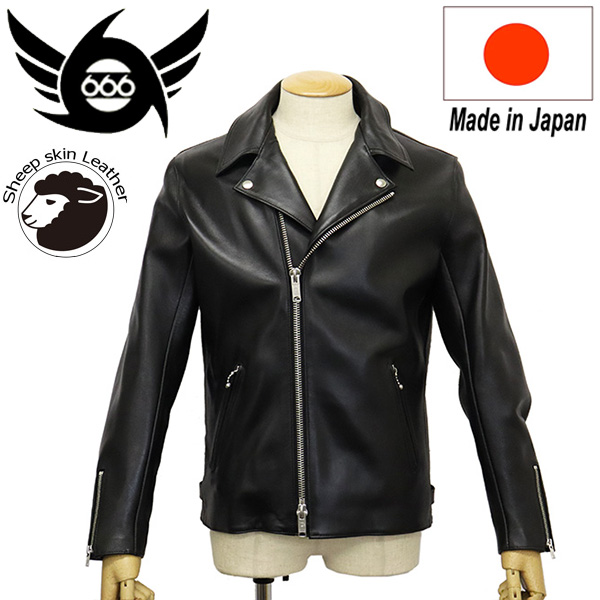 正規取扱店 666 LEATHER WEAR LJM-27TF プレーンバックサイドベルト
