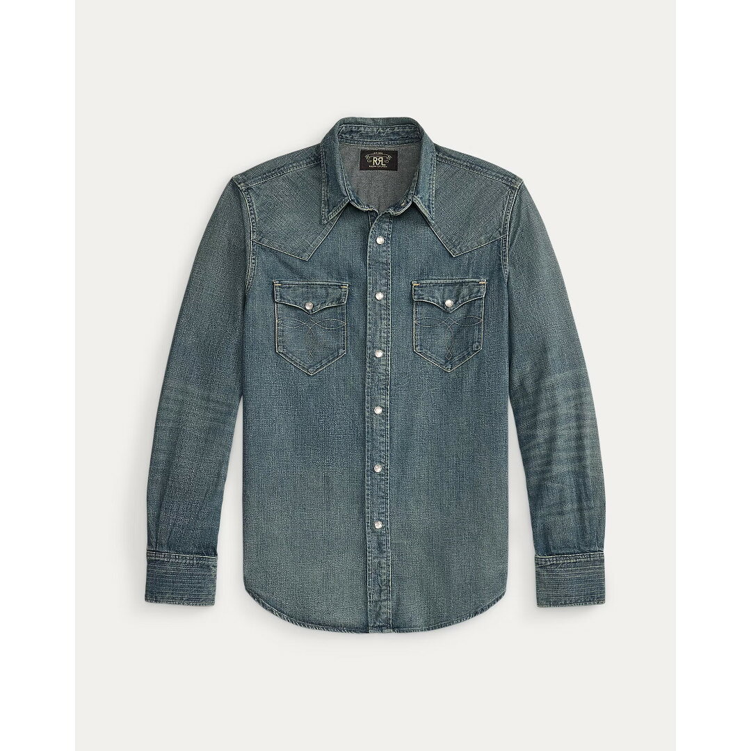 楽天市場】rrl デニム ウエスタンシャツの通販