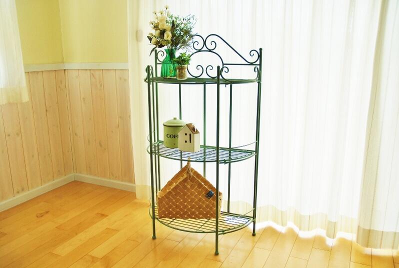 楽天市場】アンティーク（カラーグリーン）（スチールラック・シェルフ