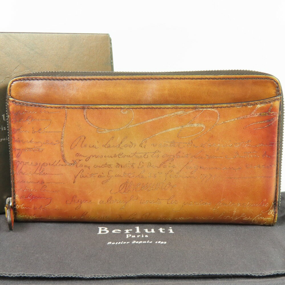 楽天市場】ベルルッティ カリグラフィ ラウンドファスナー 長財布の通販