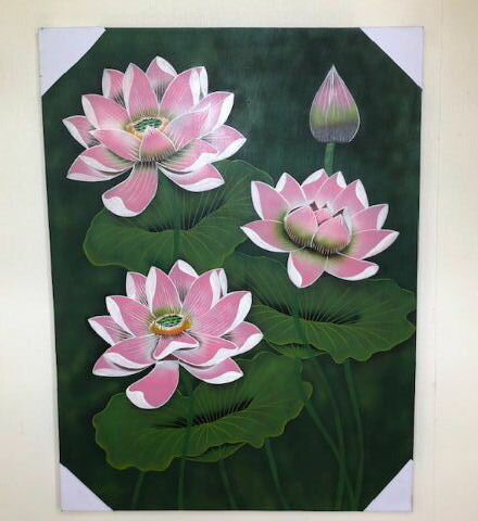 楽天市場】蓮 絵画の通販
