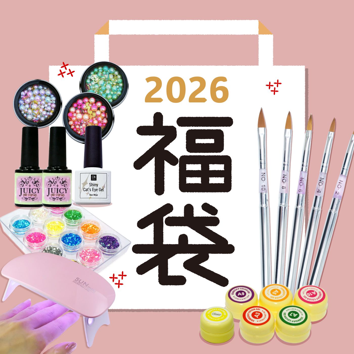 楽天市場】ジェルネイル パーツ 福袋の通販