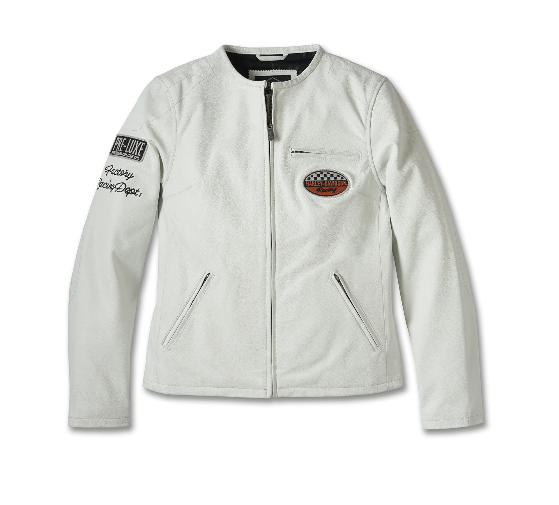 楽天市場】harley davidson レザージャケット（カラーホワイト）の通販