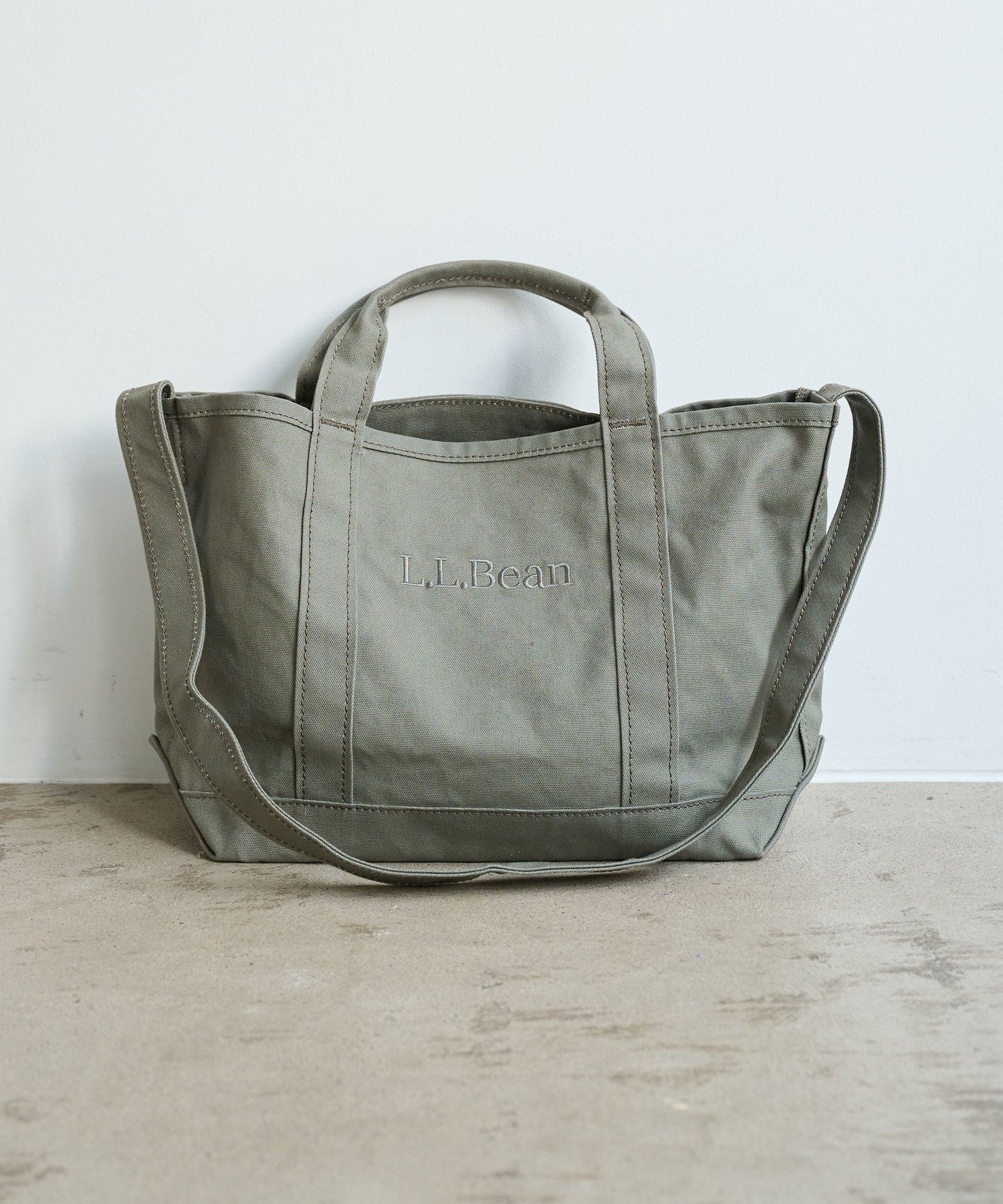楽天市場】llbean トートバッグ（カラーカーキグリーン）の通販