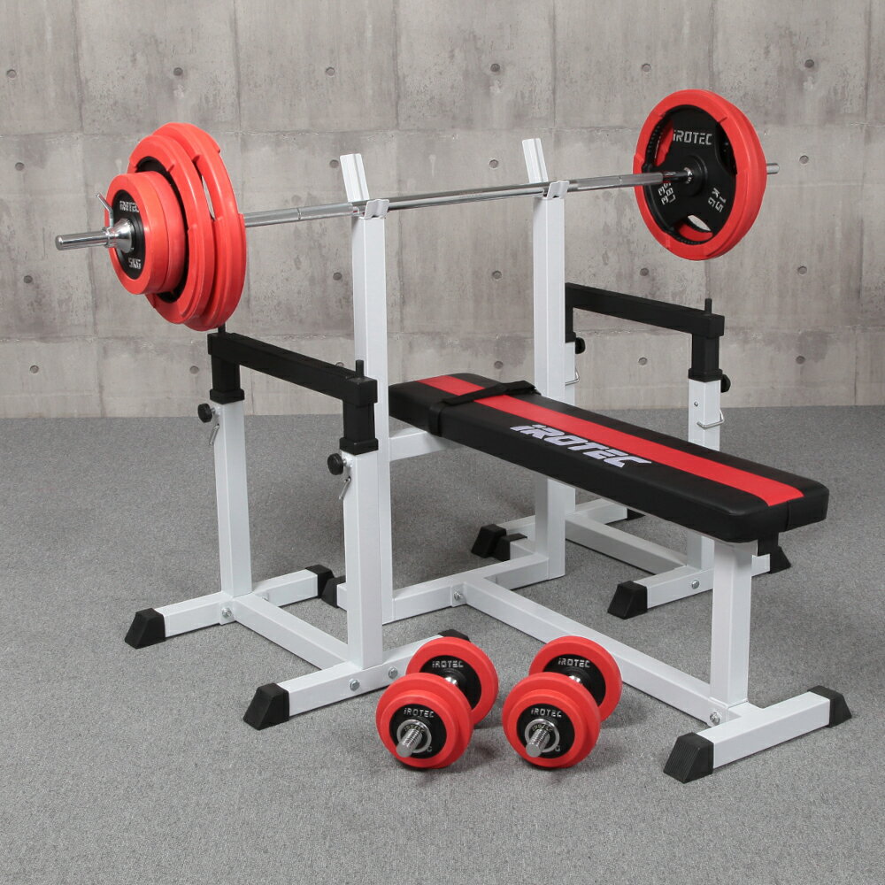 楽天市場】ベンチプレス セット（プレスベンチ・トレーニングベンチ