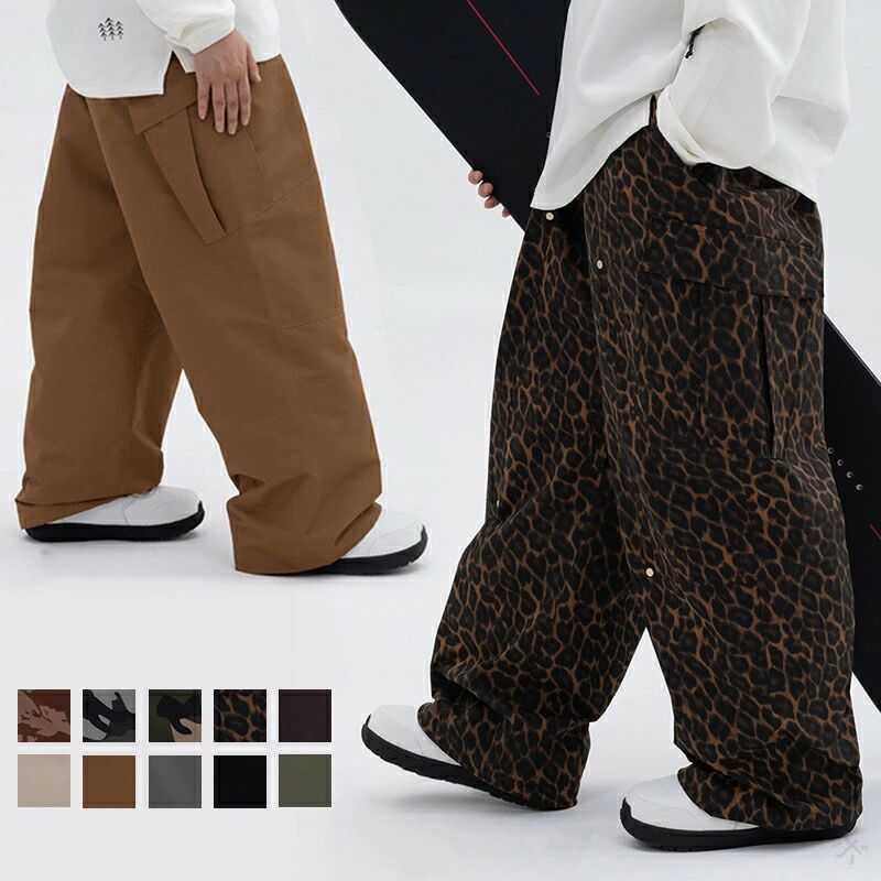 haru スノーボード ウェア L メンズ ヒョウ柄 25-26秋冬限定