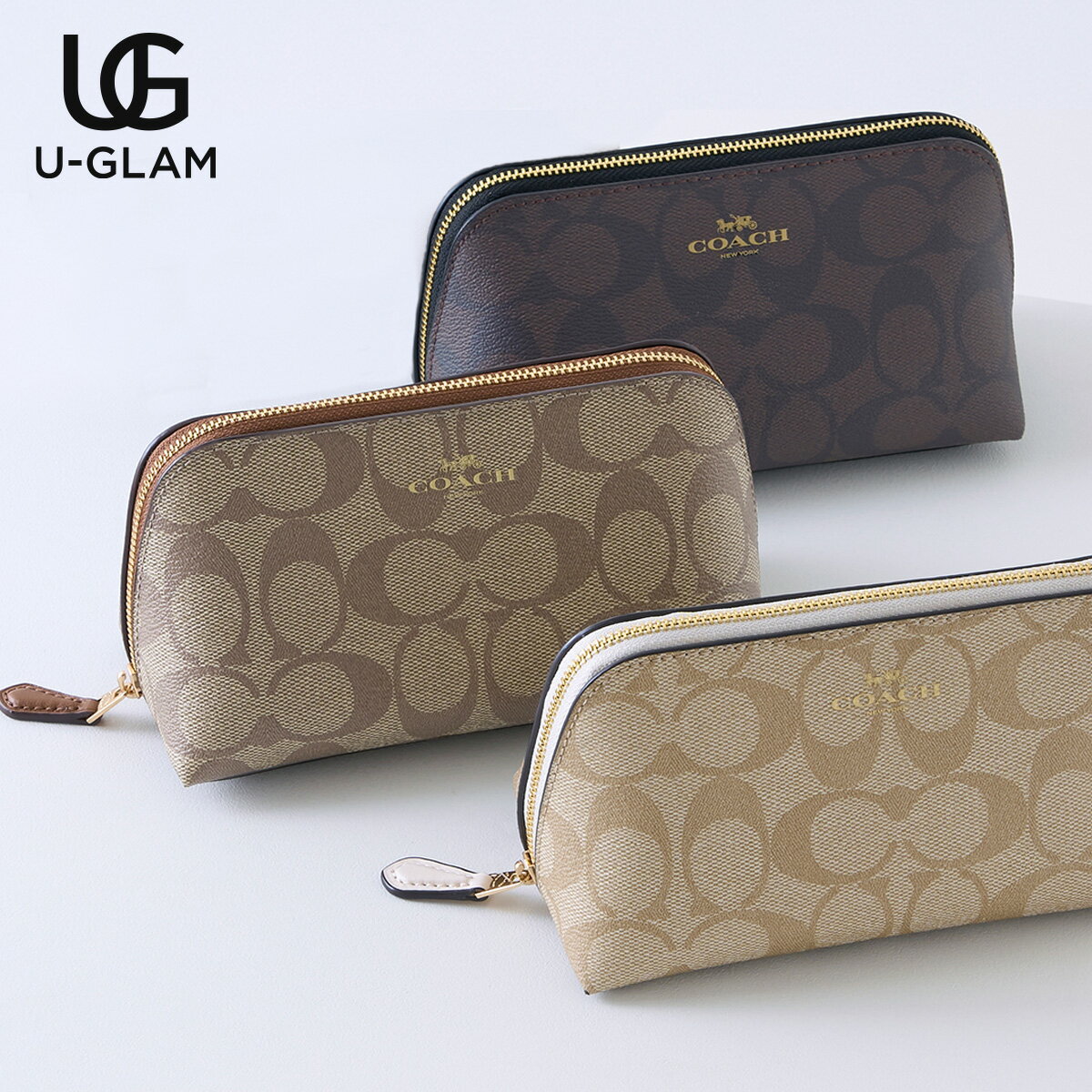 楽天市場】コーチ シグネチャー（アクセサリーポーチ｜レディース