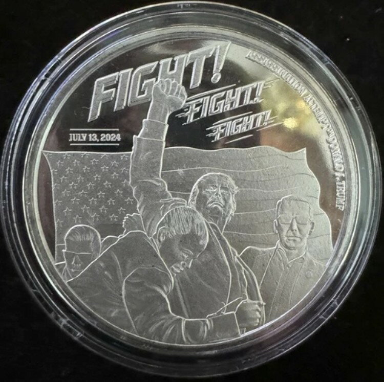 楽天市場】銀貨 1オンス トランプ大統領の通販