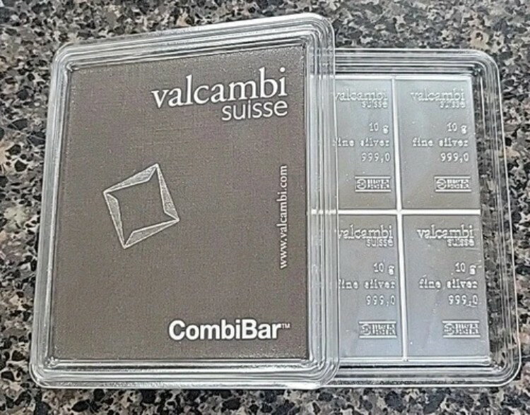 楽天市場】スイス ヴァルカンビ コンビバー シルバーバー 1gの通販