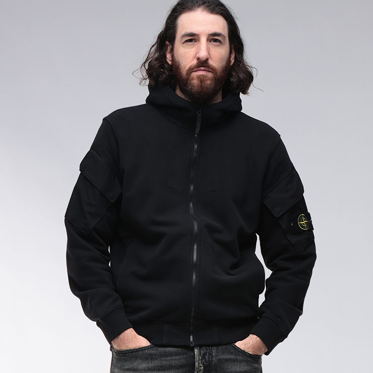 楽天市場】stone island（スタイル（パーカー）プルオーバーパーカー