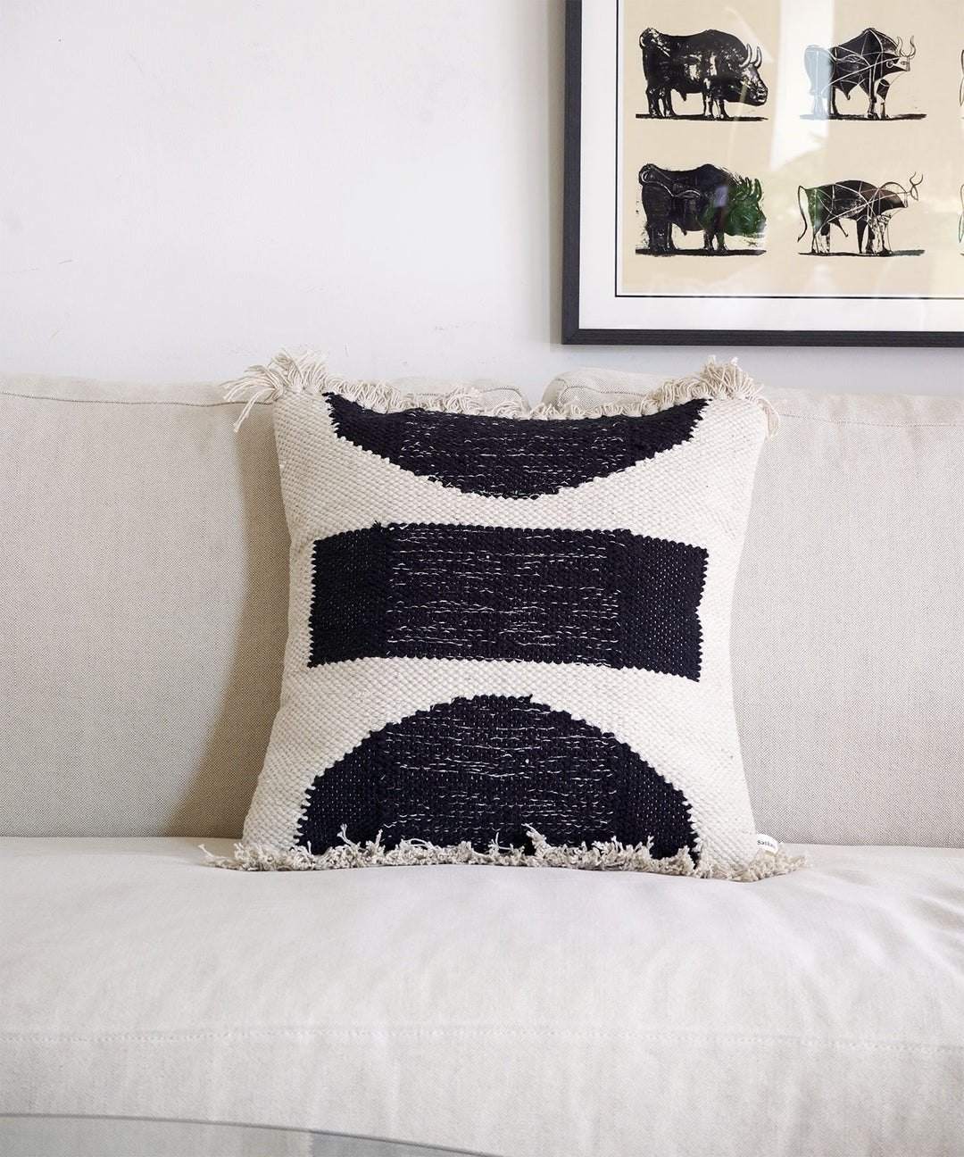 Sankara. JEWEL クッションカバー | インド職人手織りのサスティナブル
