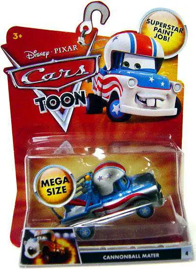 Disney Pixar Cars Cars Toon Deluxe Oversized Cannonball Mater 155