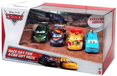 Disney Pixar Cars Multi-Packs Race Day Fan 4-Car Gift Pack