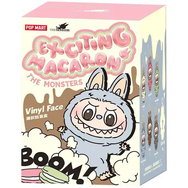 Labubu The Monsters Exciting Macaron 6 Mystery Pack Pop Mart - ToyWiz