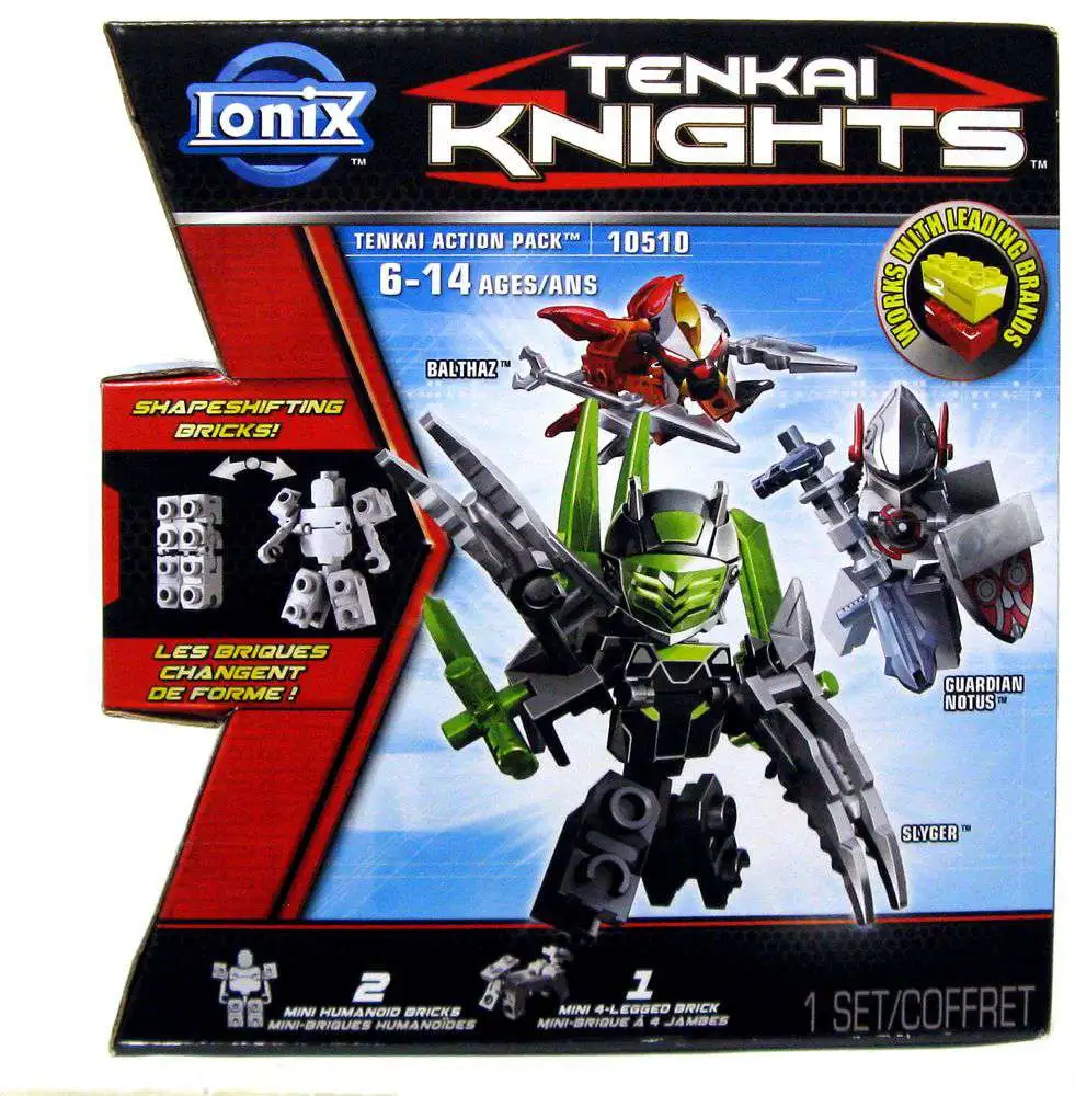 Tenkai Knights Ionix Balthaz, Slyger Guardian Notus Minifigure 3