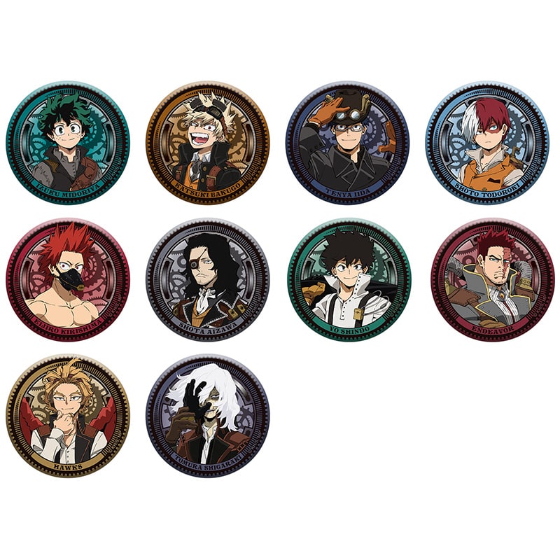 公式オンラインストア僕のヒーローアカデミア メタル缶バッジ