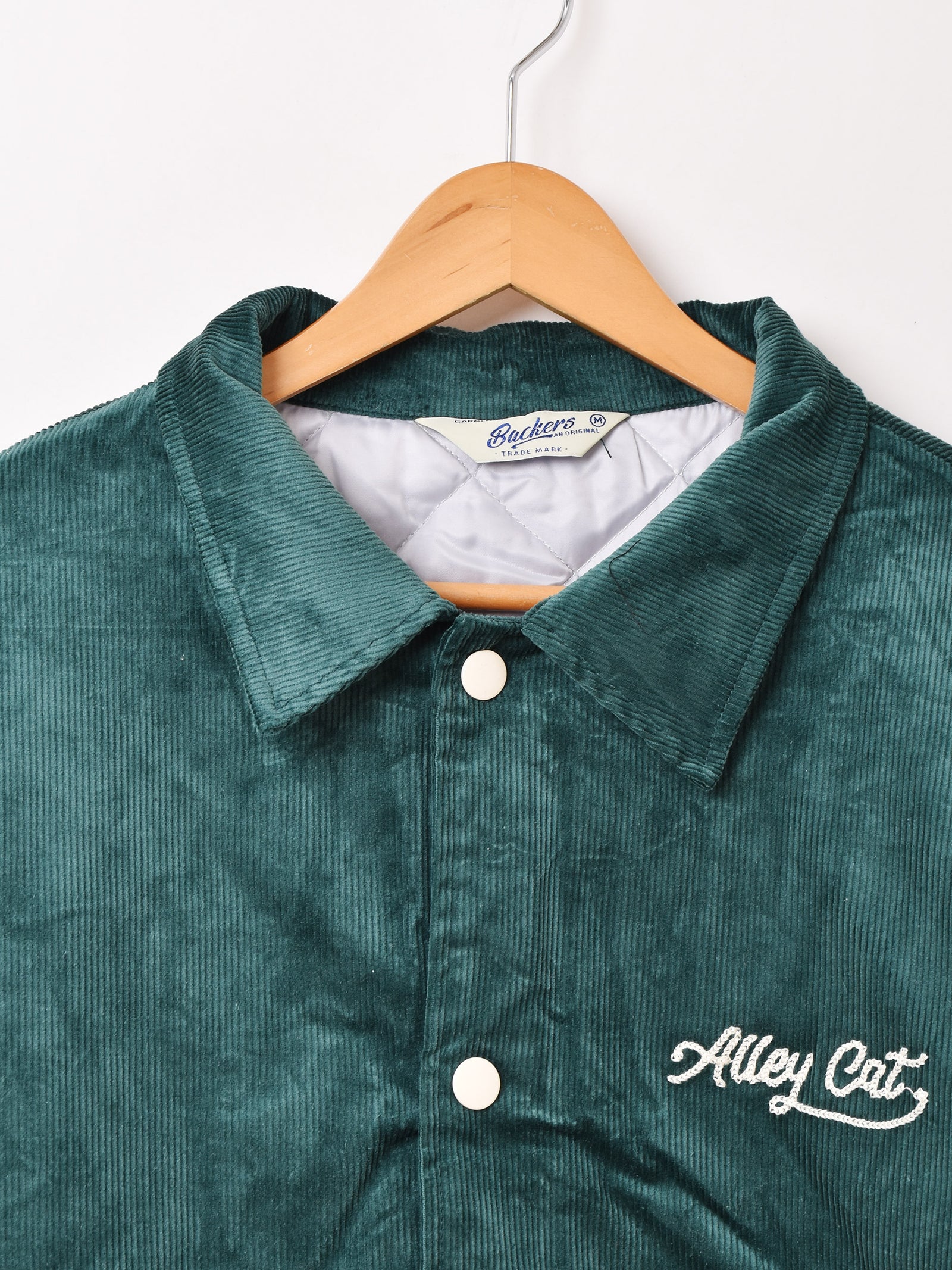 2色展開】Backers パッチ 刺繍 コーデュロイ スタジアムジャケット