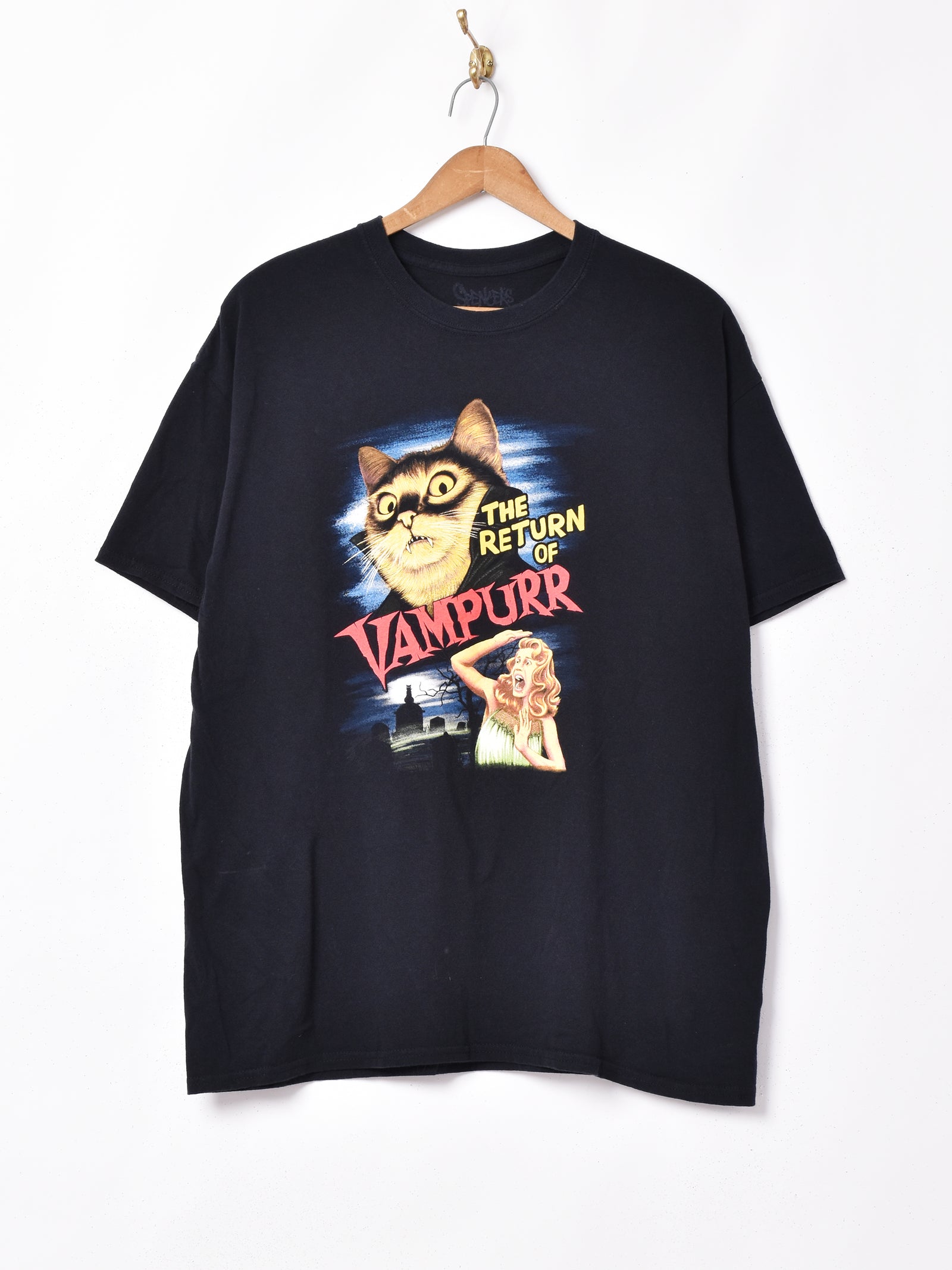 The return of vampurr」パロディプリントTシャツ – 古着屋Top of the
