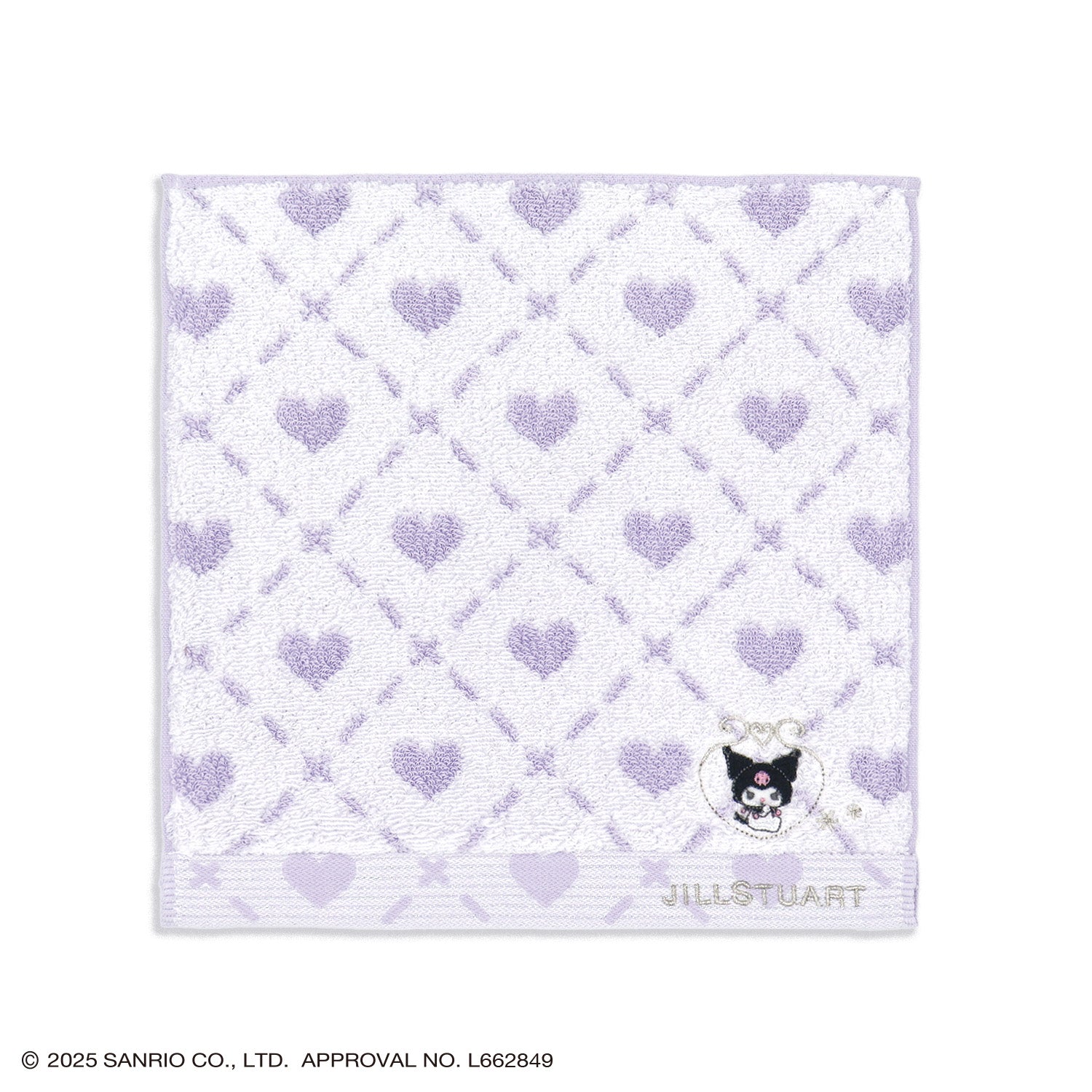 Sanrio characters』ホワイトハート JILLSTUART タオルハンカチ