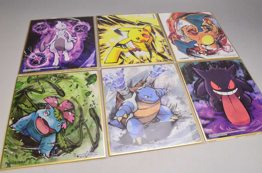 本日の新商品「ポケモン 色紙ART」をパチリと撮ってみました