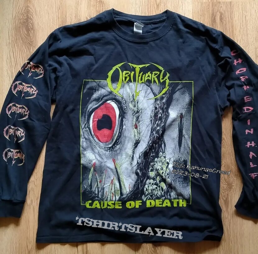 Obituary, Obituary - Cause of Death TShirt or Longsleeve