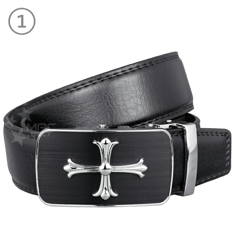 楽天市場】ベルト メンズ おしゃれ カジュアル 穴なし クロス 十字架