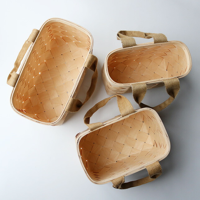 楽天市場】CINQ サンク 白樺のかごバッグ（M）| シラカバ かごバッグ