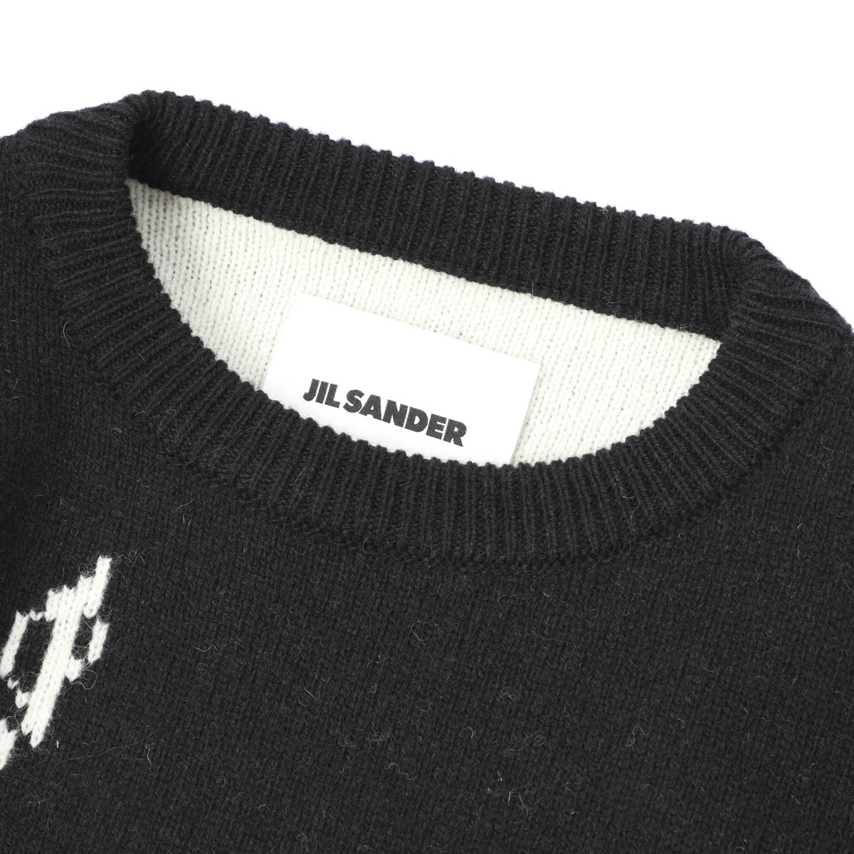 楽天市場】ジルサンダー JIL SANDER クルーネックニット ブラック