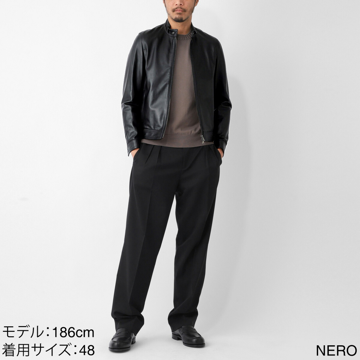 楽天市場】エンメティ EMMETI レザージャケット ライダースジャケット