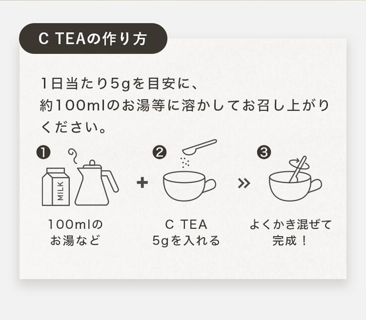 楽天市場】【公式】[機能性表示食品] C TEA チャコール ミルクティー