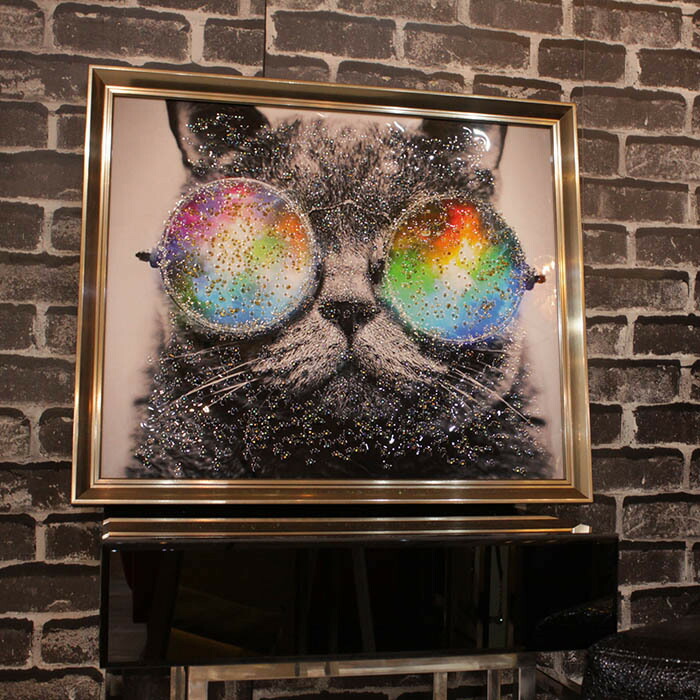 楽天市場】クリスタルアートパネル 送料無料 空間を美しく彩るアート