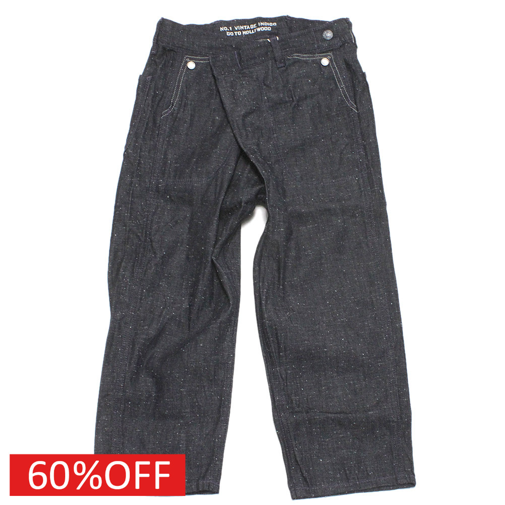 gotohollywood g2h GTH ヘンケイデニムパンツ ブラック 01