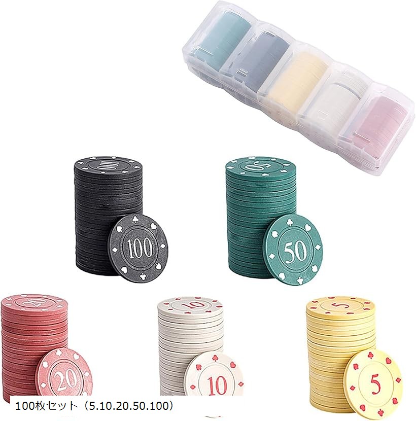 楽天市場】【楽天ランキング1位入賞】ポーカーチップ カジノチップ