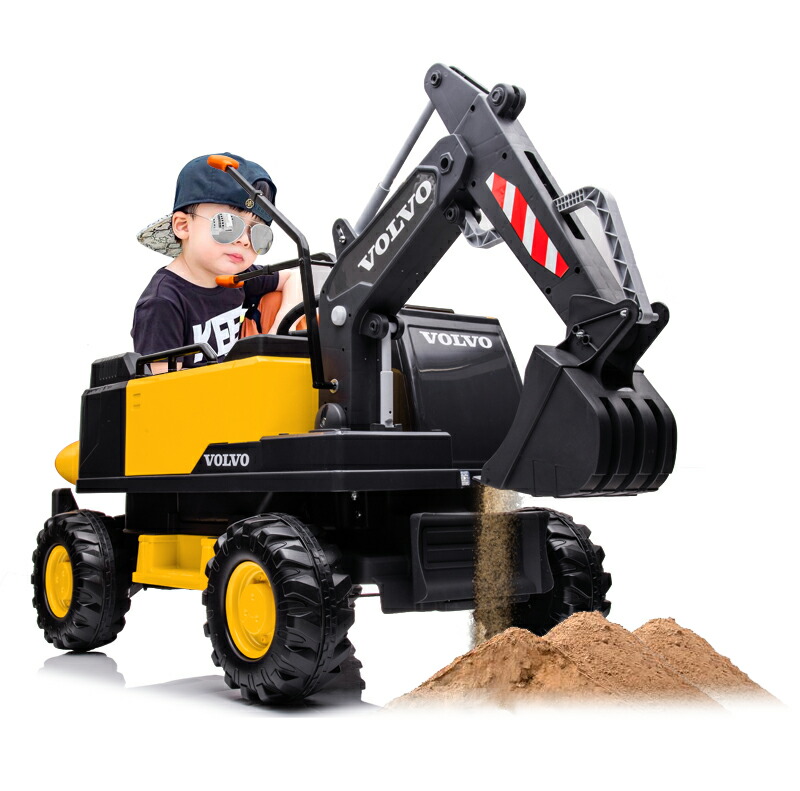 楽天市場】乗用ラジコン ショベルカー ボルボ VOLVO EXCAVATOR 2WD