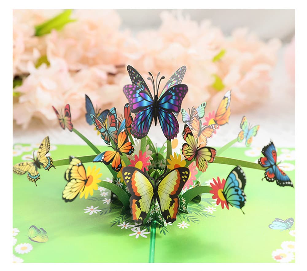 楽天市場】最短当日出荷◇グリーディングカード ちょうちょ 蝶 幻想的