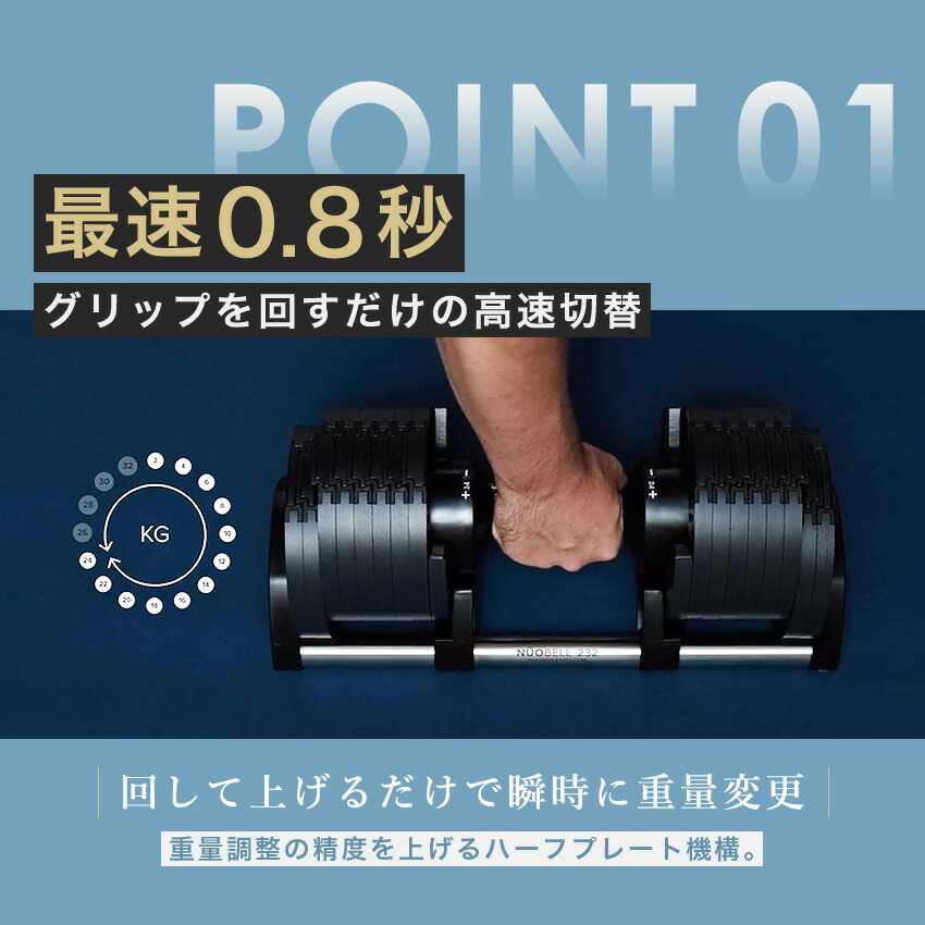 楽天市場】【10人に1人タダ！10%OFFクーポン！SS限定】可変式ダンベル