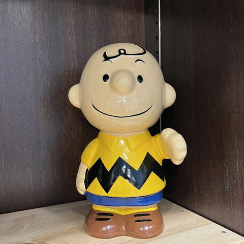 楽天市場】チャーリーブラウン貯金箱 SNOOPY / PEANUTS/チャーリー