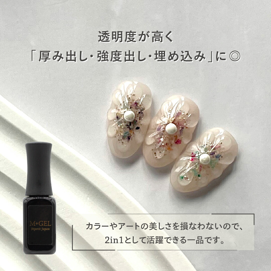 楽天市場】Z597 MGEL ブラッシュオンビルダージェル 8g Mpetit Japan