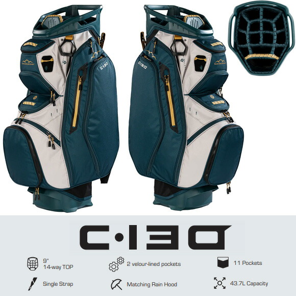 楽天市場】サンマウンテン 2026 C-Series C-130 カートバッグ 14-Way 9