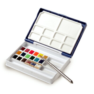 楽天市場】新しいパームボックスホルベイン 固形水彩絵具 アーチスト