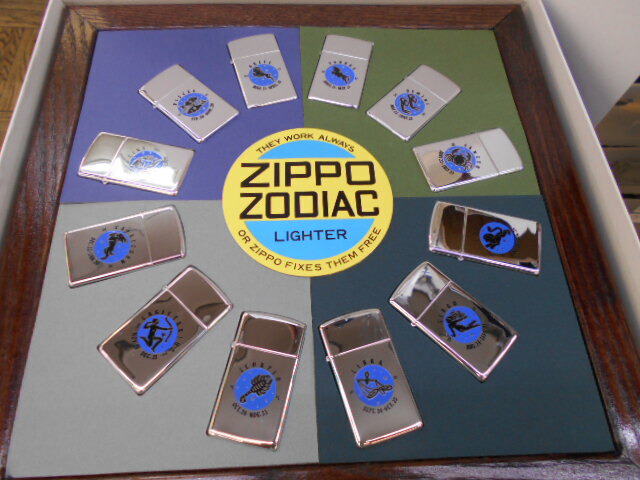 楽天市場】ZODIAC 星座 Zippo 12個セット 2002年製 未使用(A-632